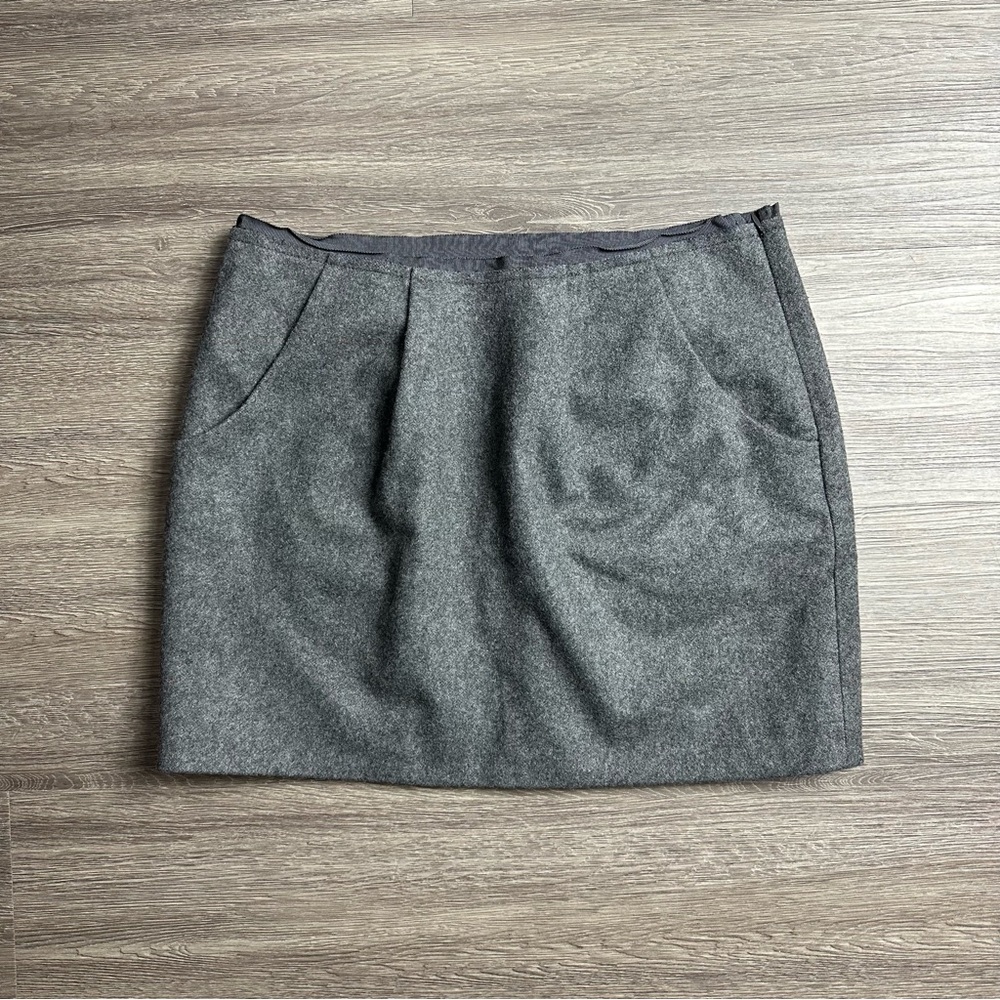 Final Sale: J. Crew Classic Wool Gray Skirt